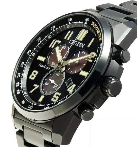 Citizen Brycen Eco-drive de hombre pulsera de metal 44mm – AT2375-51E