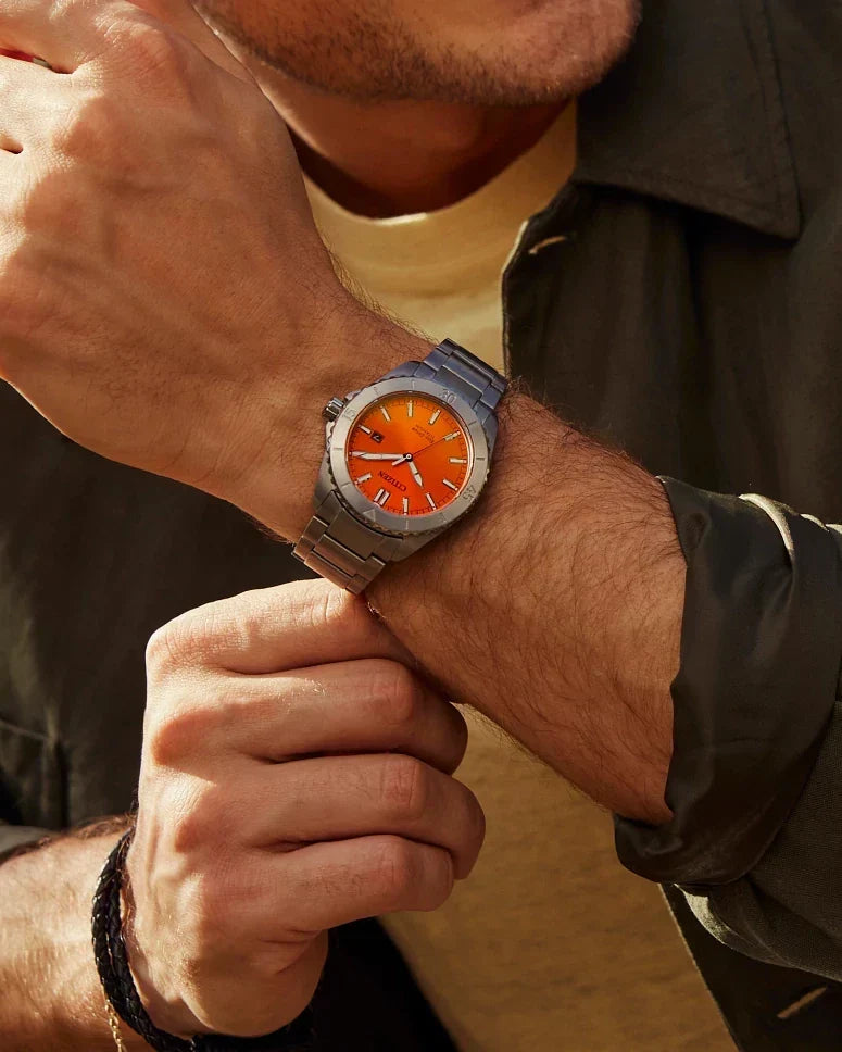 Citizen Brycen Eco-Drive de hombre pulsera de metal 41 mm – AW1840-50X