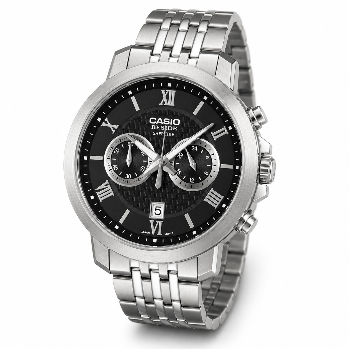 Casio de hombre correa de metal – BMS-500D-1A
