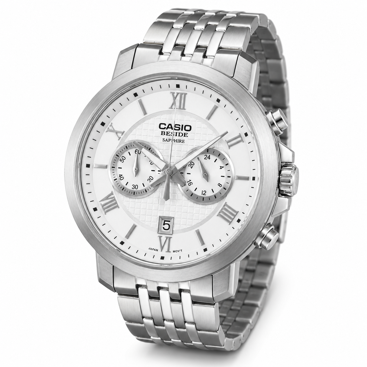 Casio de caballero correa de metal – BMS-500D-7A