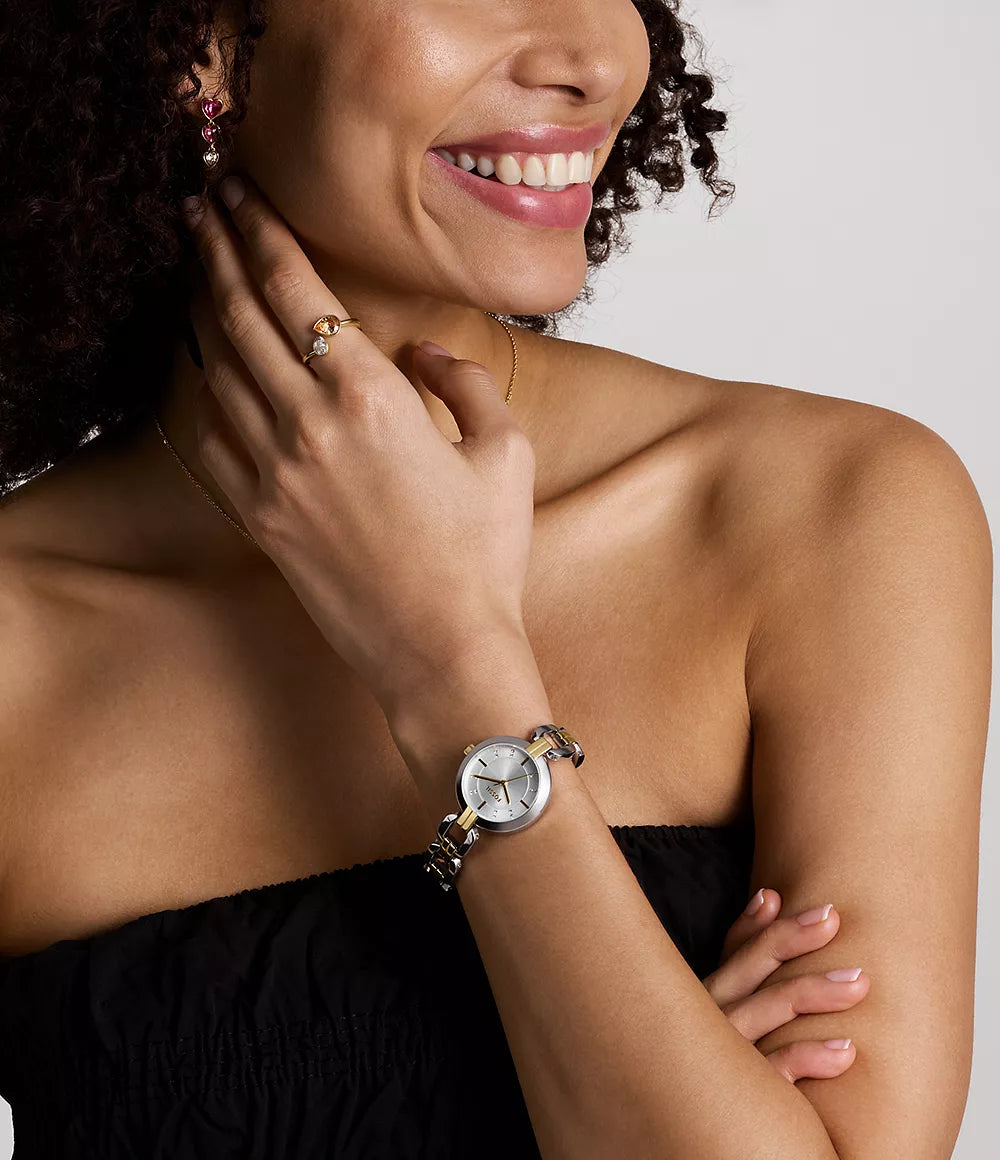 Fossil Kerrigan de dama pulsera de metal – BQ5000