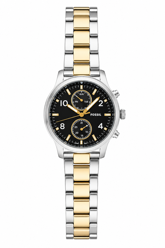 Fossil Bennett de hombre correa de metal – BQM7139