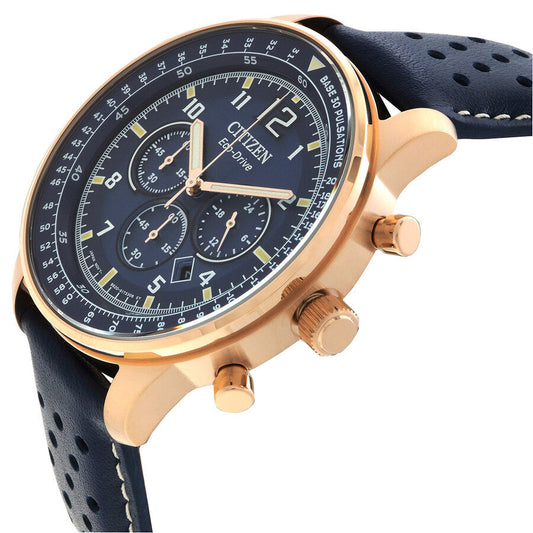 Citizen Eco-Drive de hombre correa de cuero – CA4503-00L