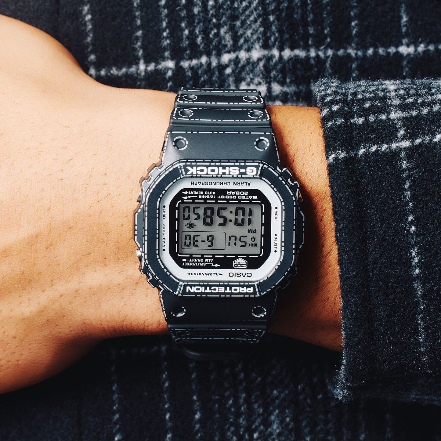 G-Shock de hombre correa de silicona – DW-5600RGM-1