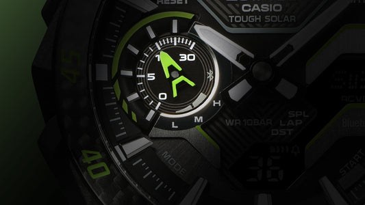 Edifice de caballero pulsera de metal – ECB-2200RC-1A9