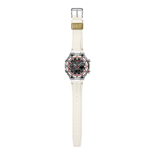 Edifice Sospensione de hombre correa de cuero – ECB-2300HR-1A