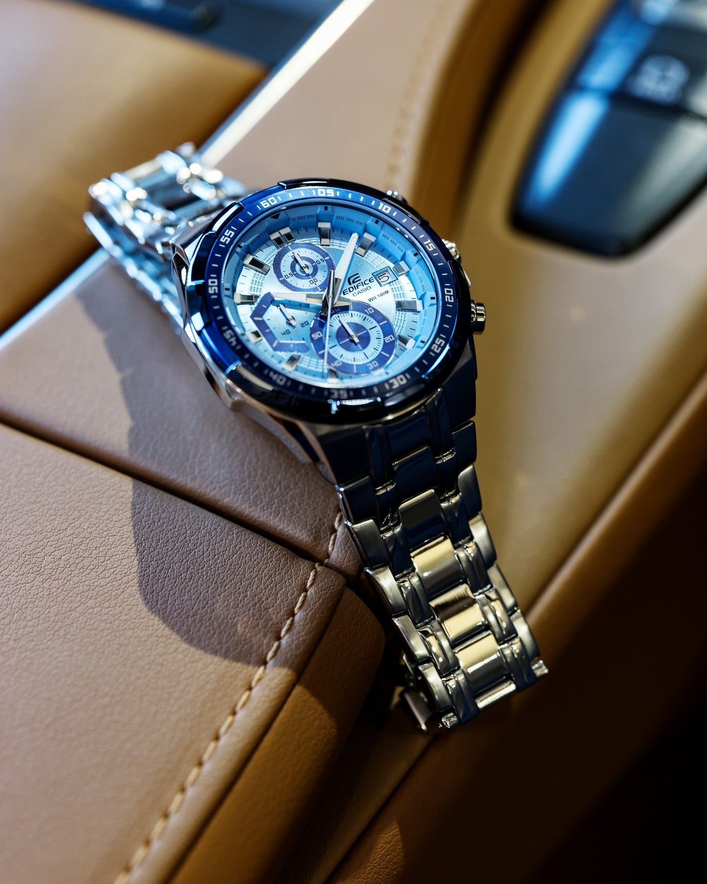 Edifice de hombre pulsera de metal – EFR-539DE-2AV