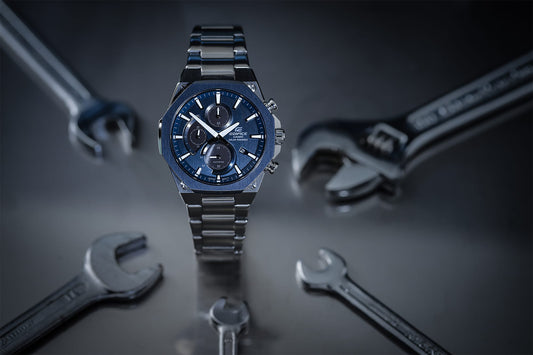 Edifice cristal zafiro para Caballero – EFS-S570DB-2A
