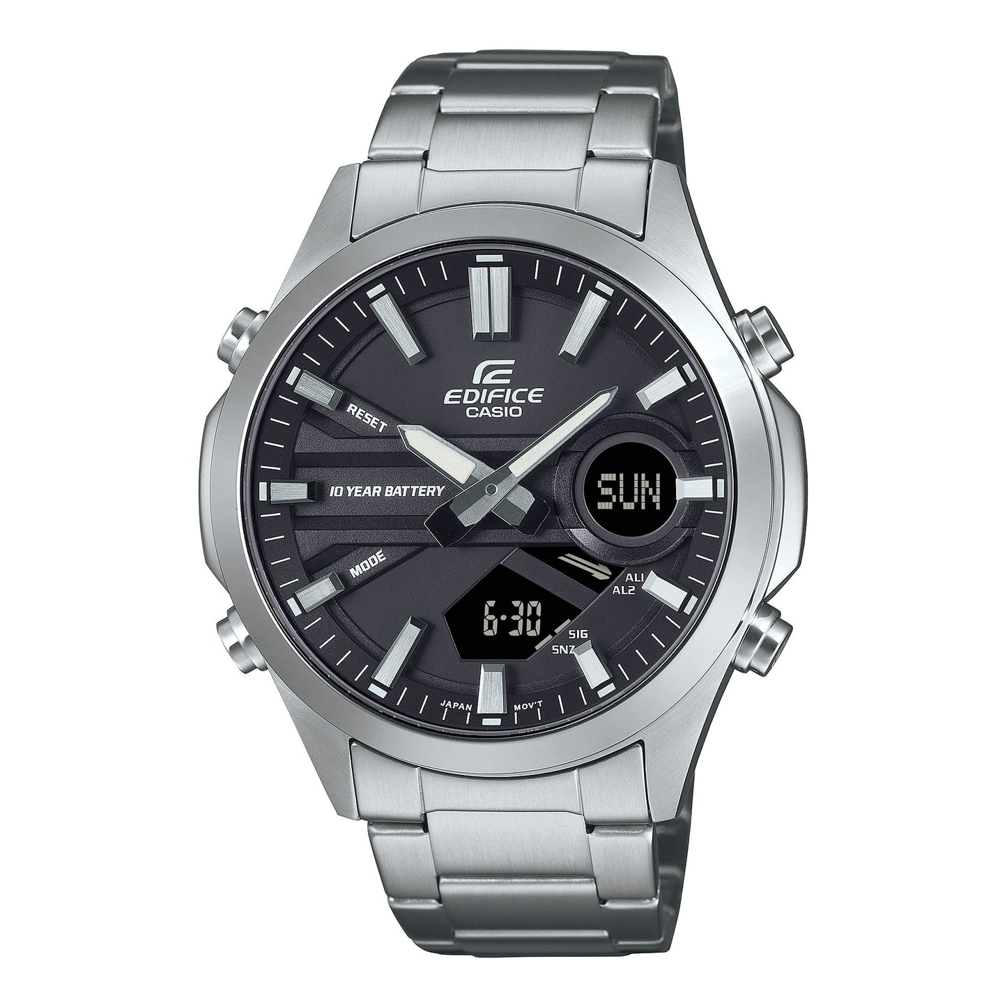 Edifice para caballero con doble hora – EFV-C120D-1A