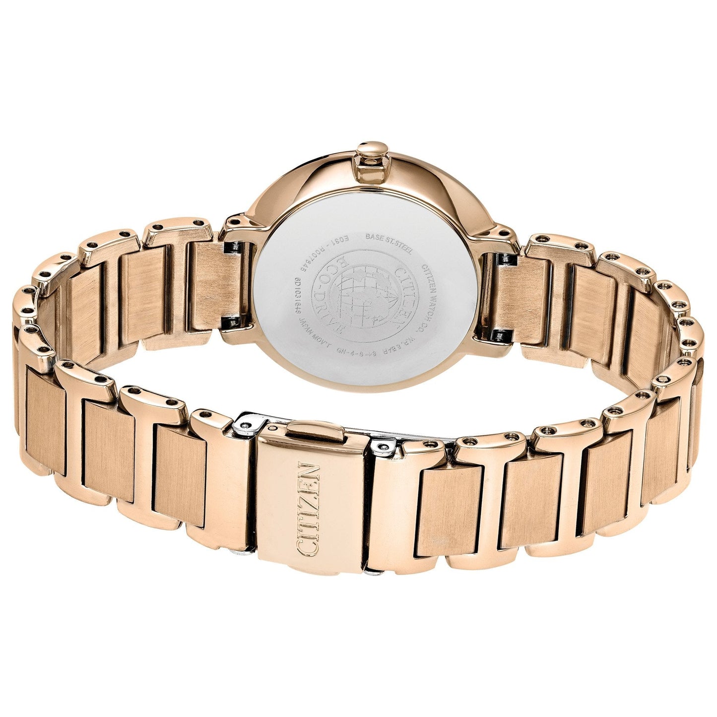 EM0483-54D Reloj Citizen Silhouette Crystal de dama banda de metal Eco-Drive