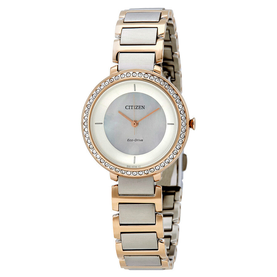 EM0483-89D Reloj Citizen Eco-Drive Cristal de señorita pulsera de metal