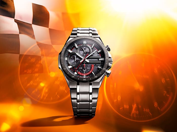 Edifice Solar de hombre correa de metal – EQS-920DB-1AV
