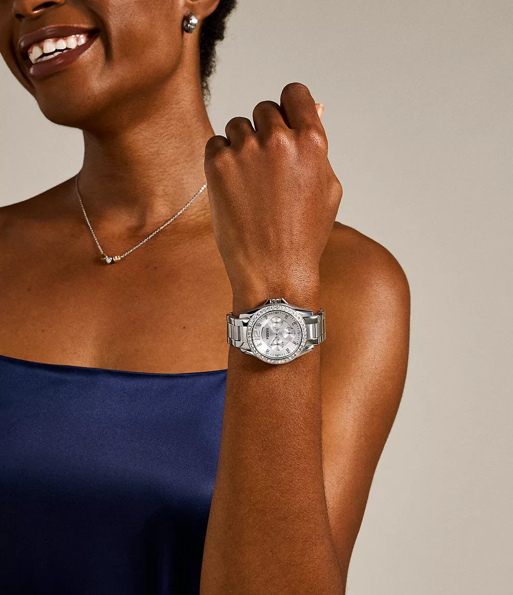 Fossil Riley de dama pulsera de metal – ES3202