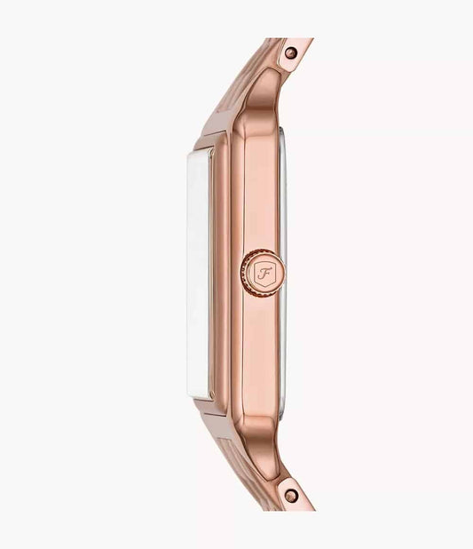Fossil Raquel para dama pulsera de metal cuadrado – ES5271