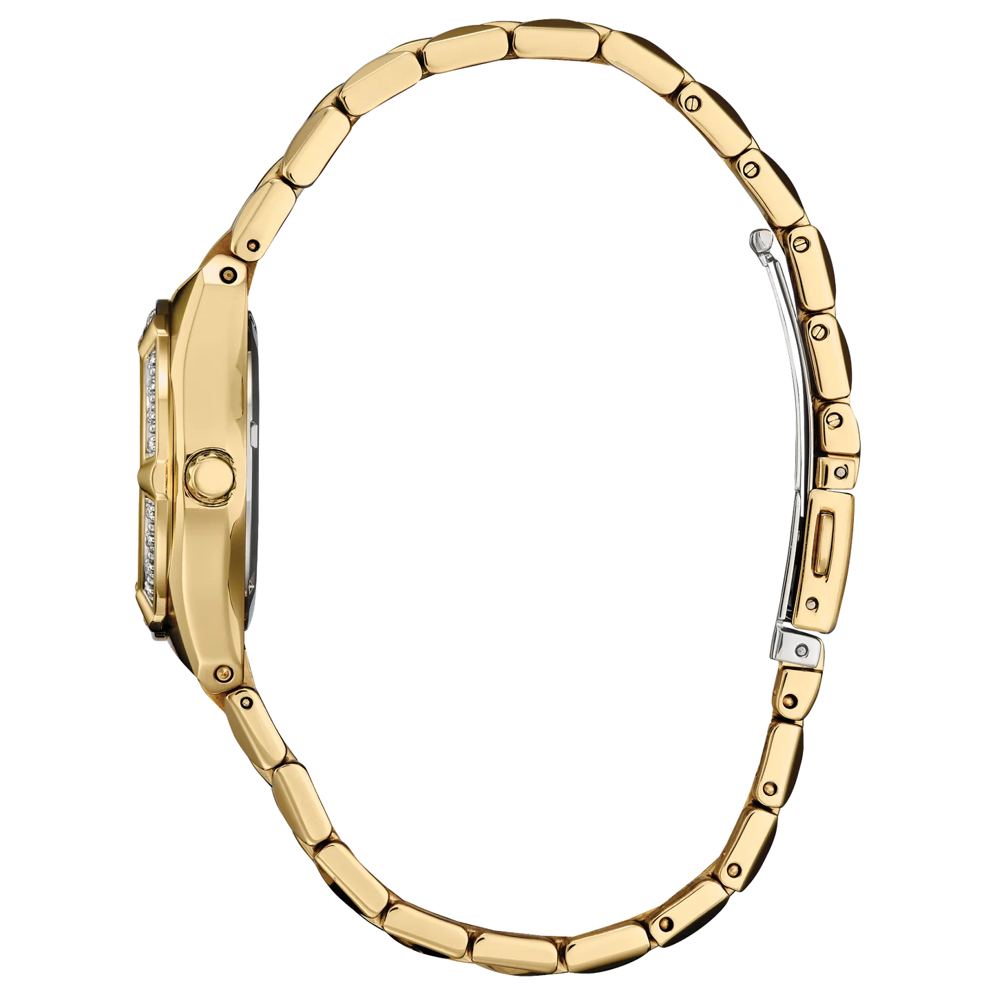 Citizen Corso Eco-drive de dama pulsera de metal con diamantes incrustados 28 mm – EW2712-55E