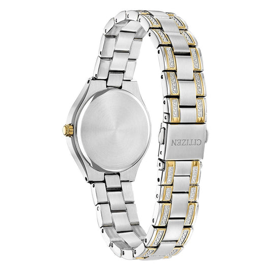 Citizen Silhouette Crystal de señorita pulsera de metal – FE1234-50D