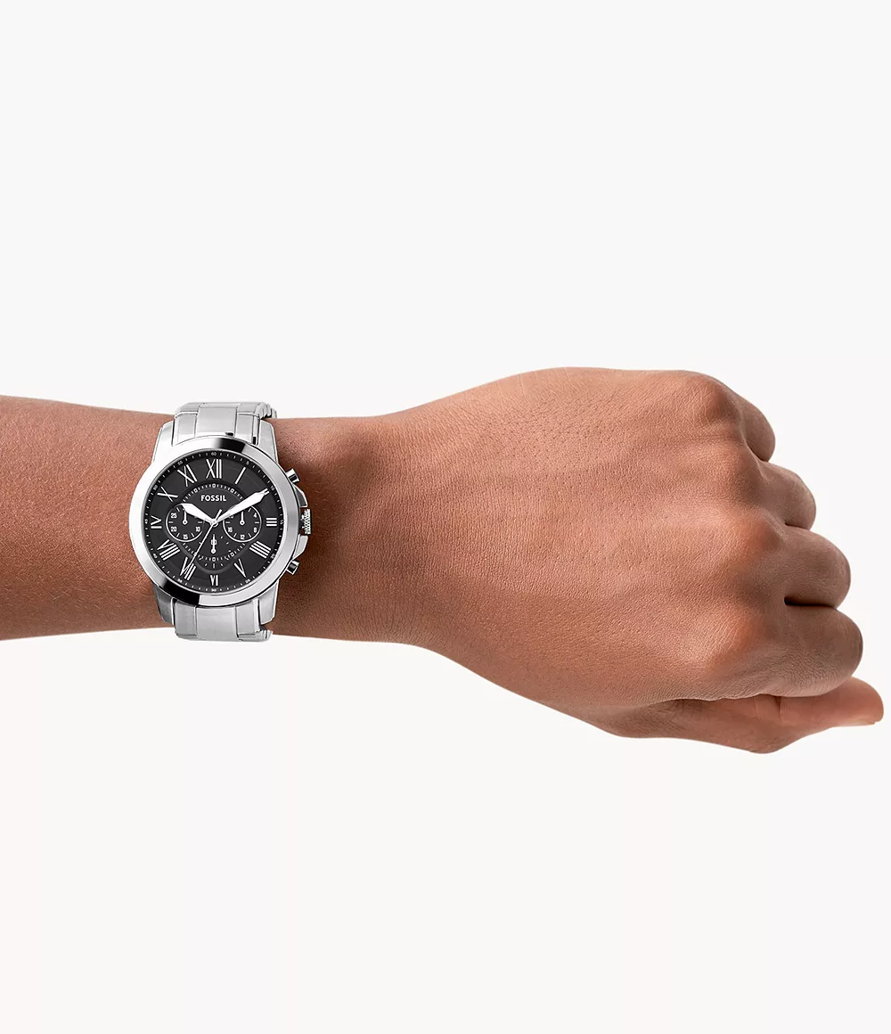 Fossil Grant de hombre correa de metal – FS4736