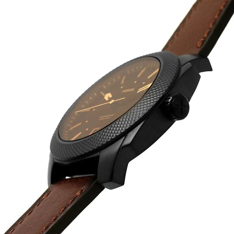 Fossil Machine de hombre pulsera de piel 46 mm – FS5234