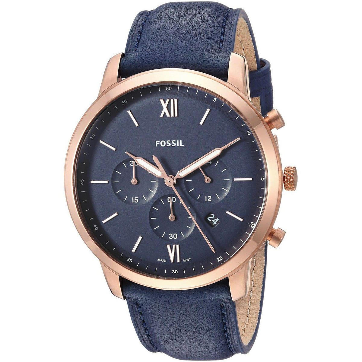 Fossil Neutra de hombre banda de piel 44mm – FS5454
