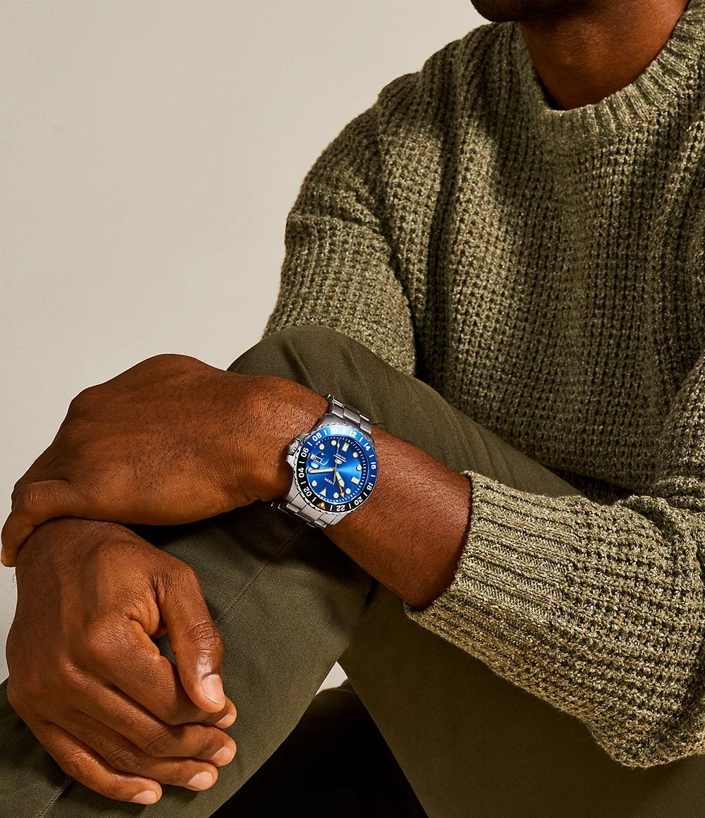 Fossil Blue para hombre pulsera de metal – FS5991