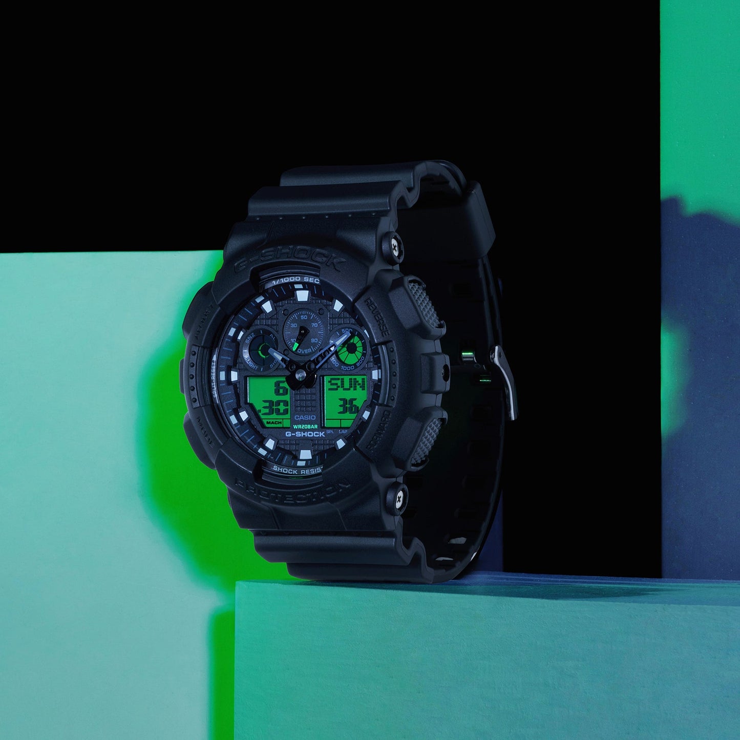 G-Shock de hombre correa de resina – GA-100BEG-1A