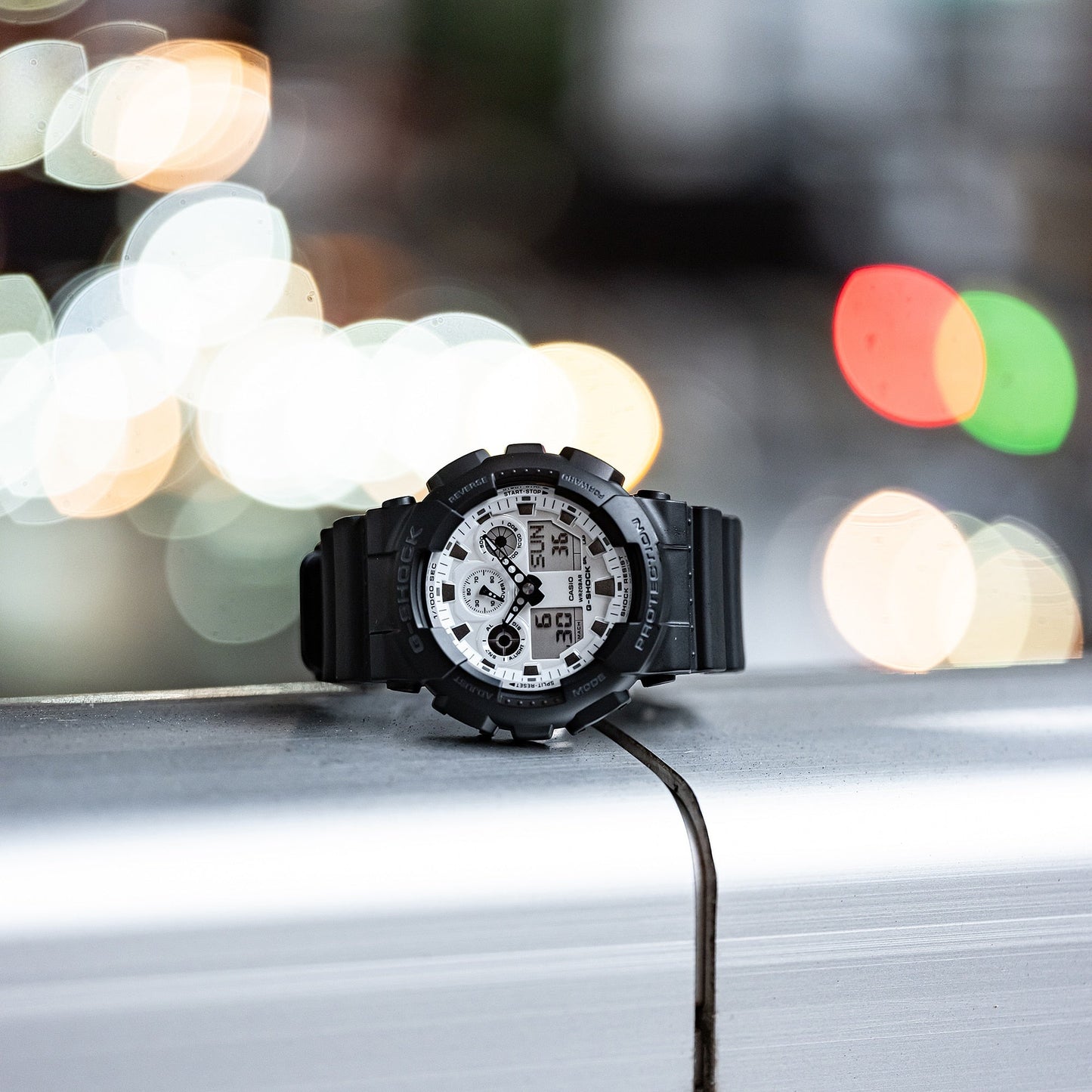 G-Shock para caballero pulsera de caucho – GA-100WD-1A