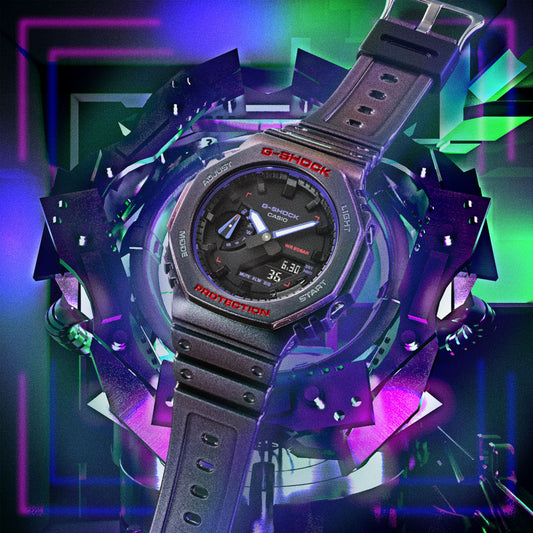 G-Shock de hombre pulsera de silicona – GA-2100AH-6A