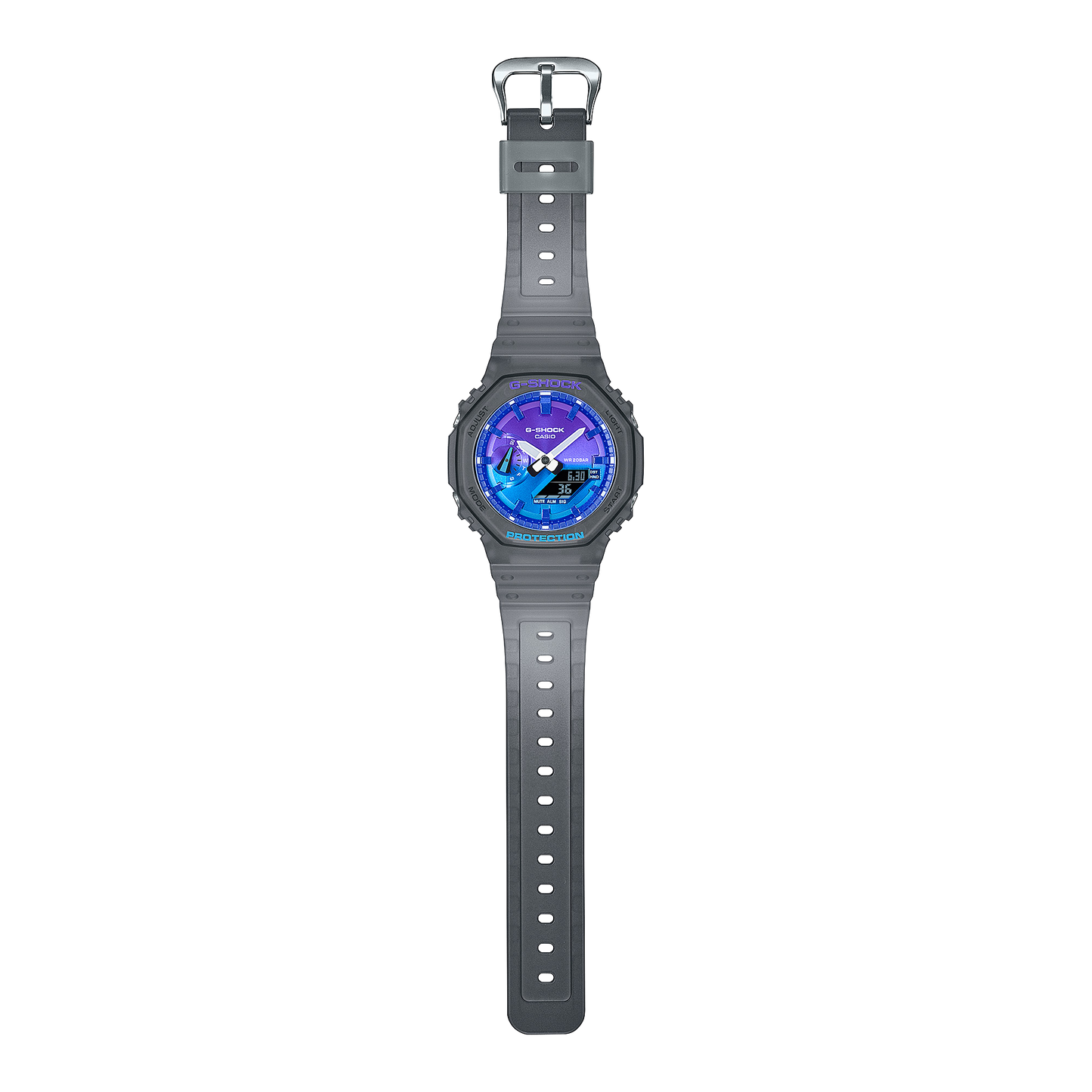 GA-2100FLS-8A2 Reloj G-Shock de hombre pulsera de caucho