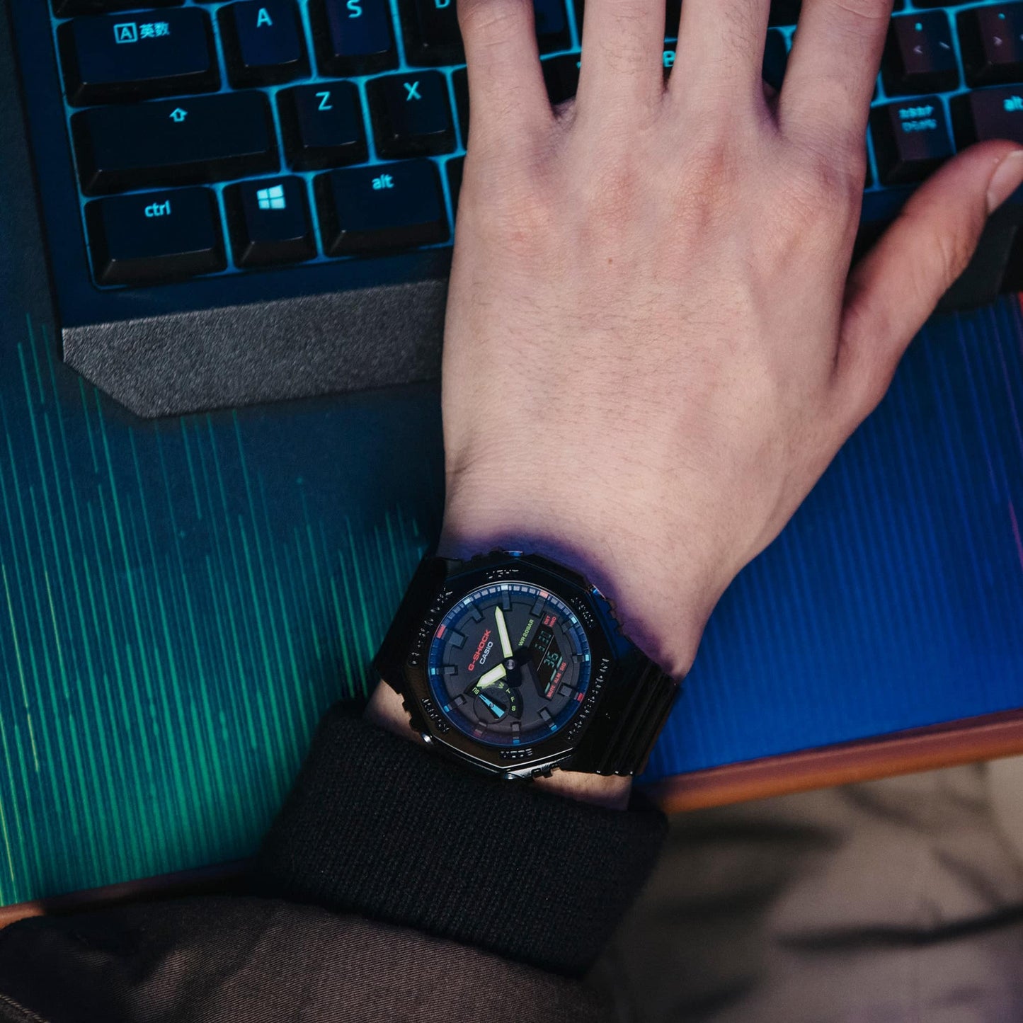 G-Shock para Hombre – GA-2100RGB-1A