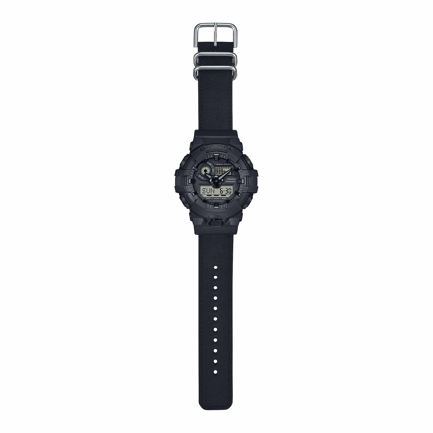G-Shock Pulsera de Caucho para Caballero Doble Hora – GA-700BCE-1A