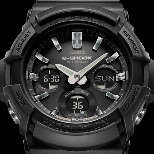 G-Shock de caballero pulsera de resina 42 mm – GAS-100B-1A2CF