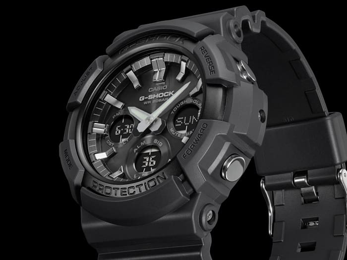 G-Shock de caballero pulsera de resina 42 mm – GAS-100B-1A2CF