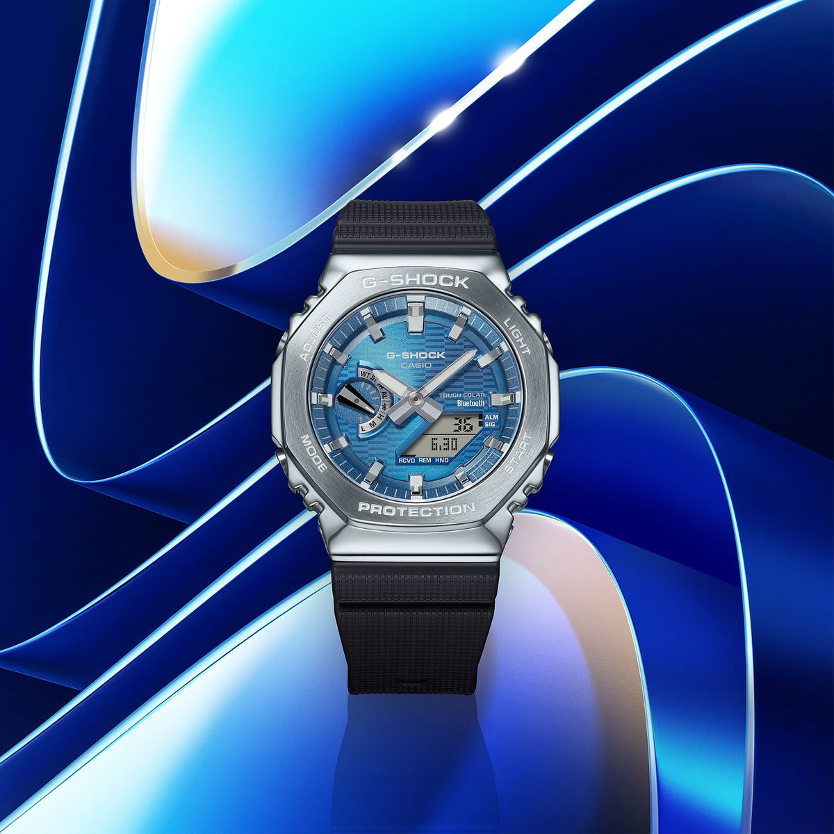 G-Shock de hombre correa de silicona – GBM-2100A-2B