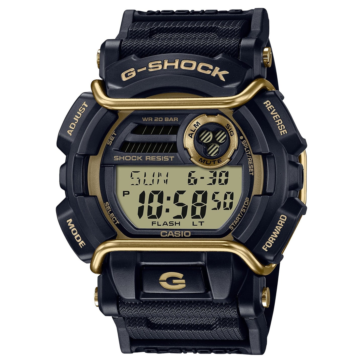 G-Shock para Caballero Pulsera de Goma – GD-400GB-1B2