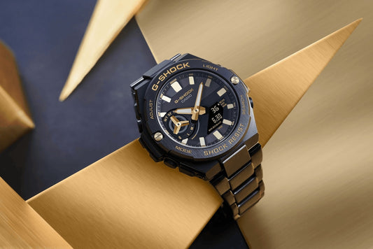 G-Shock G-Steel para Caballero Pulsera de Metal con Bluetooth – GST-B500BD-1A9