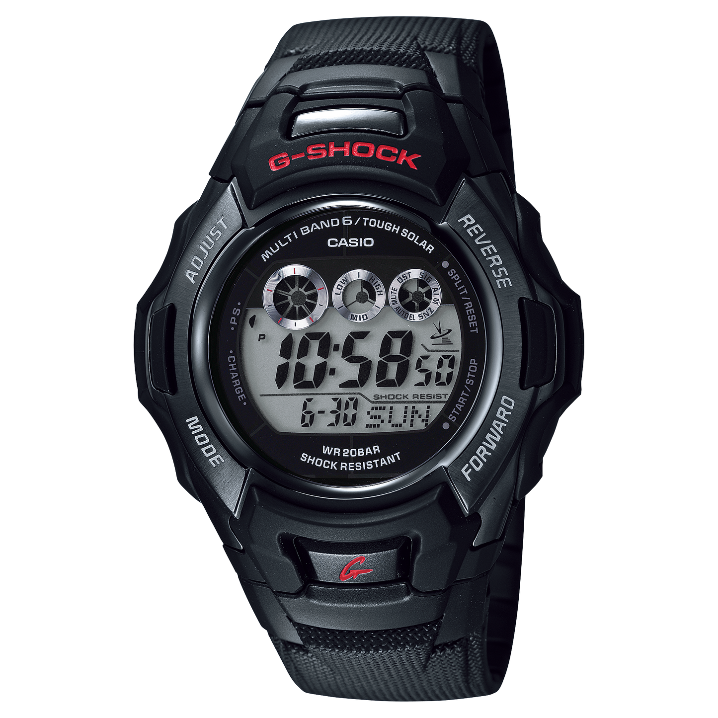 G-Shock de hombre pulsera de caucho – GW-M530A-1CF
