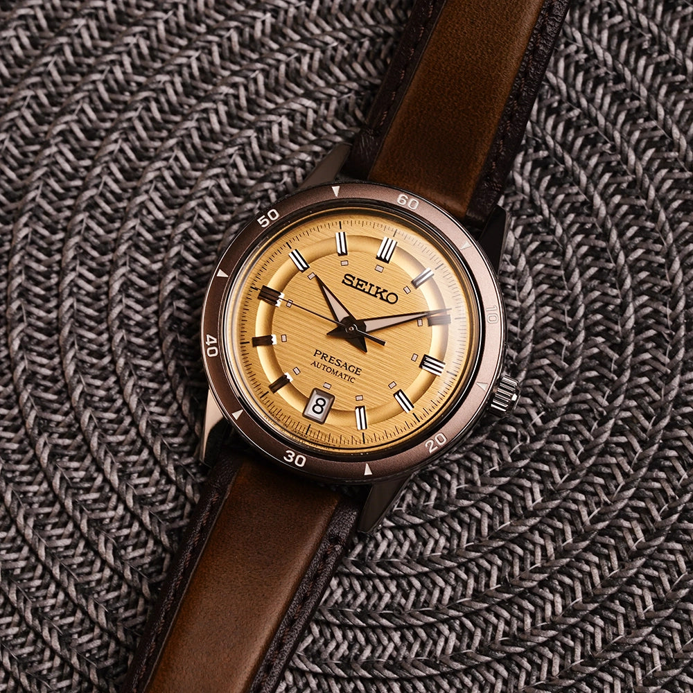 Seiko Presage de hombre correa de cuero – SRPL75J1
