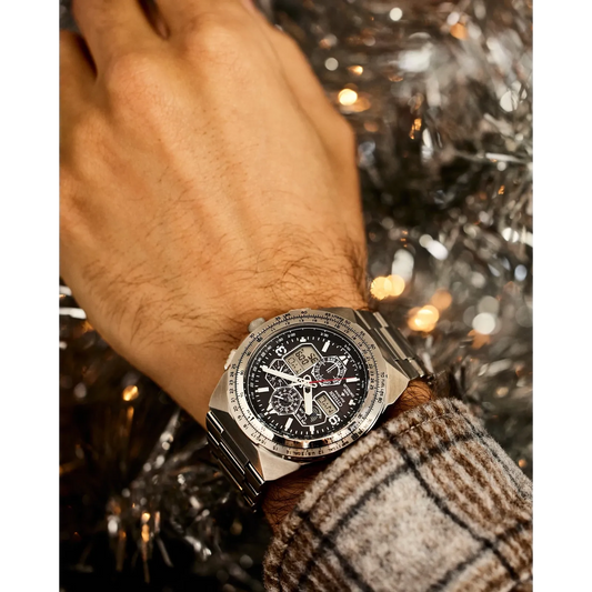 Citizen Promaster Skyhawk de hombre pulsera de metal 46 mm Eco-drive – JY8120-58E
