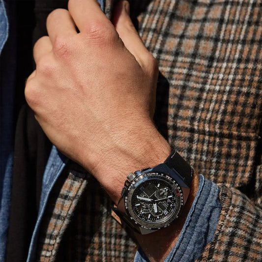 Citizen Promaster Skyhawk Eco-drive de caballero pulsera de cuero – JY8149-05E