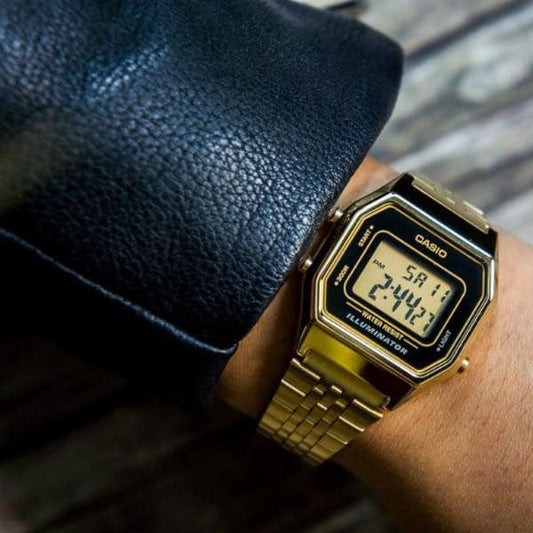Casio para Dama, Vintage Clásico Illuminator – LA-680WGA-1