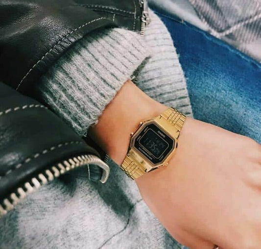 Casio Unisex, Vintage Clásico Illuminator – LA-680WGA-1B