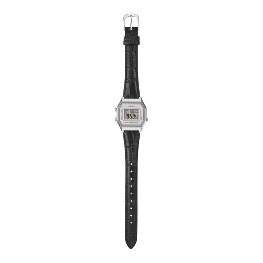 Casio Vintage de dama correa de cuero digital – LA680WEL-1