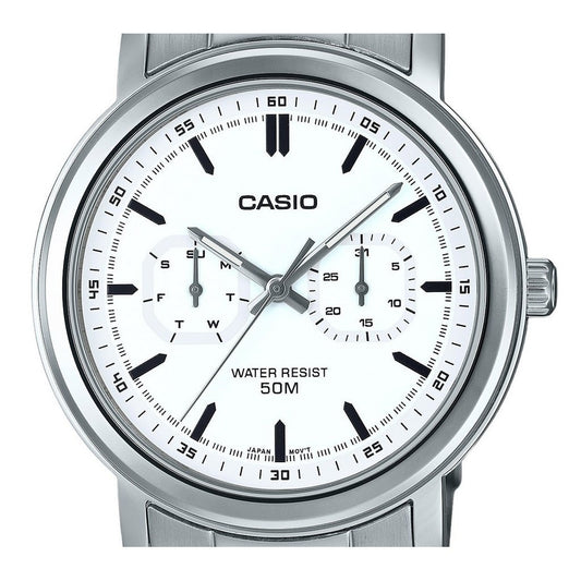 Casio Análogo para Hombre con Pulsera de Metal inoxidable – MTP-E335D-7EV