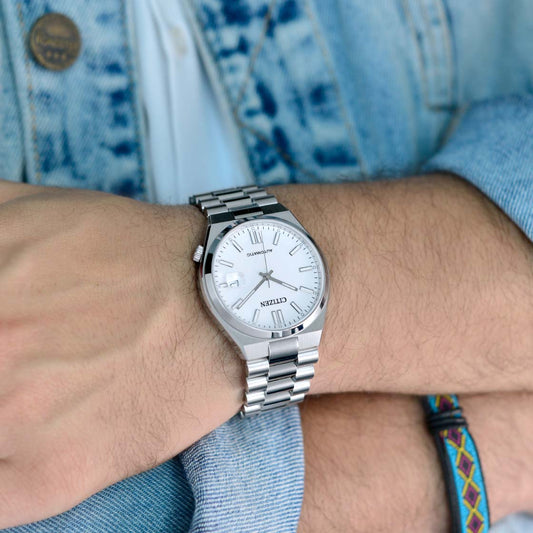 Citizen para caballero pulsera de metal – NJ0150-81A