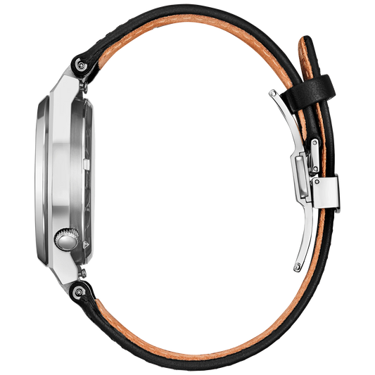 Citizen Tsuyosa de hombre correa de cuero – NK5010-01H