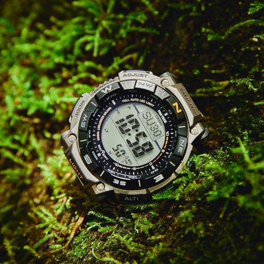 Casio Pro Trek de hombre correa de acero inoxidable digital – PRG-340T-7