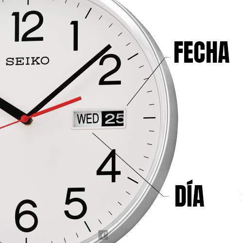 Seiko de pared analógico con calendario – QXF104
