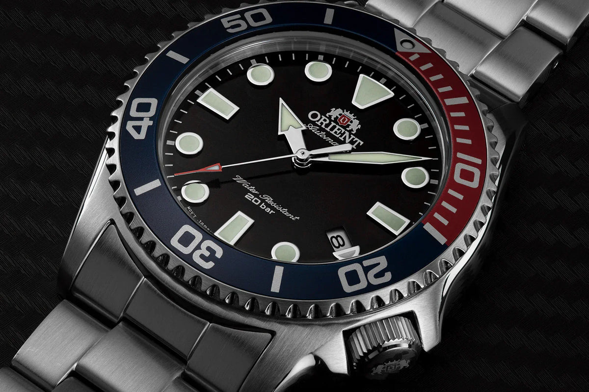 Orient Triton de caballero pulsera de metal – RA-AC0K03L