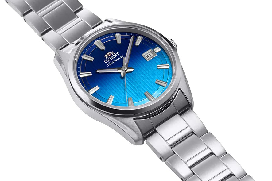 Orient Stretto Date de hombre correa de metal – RA-AC0R09L