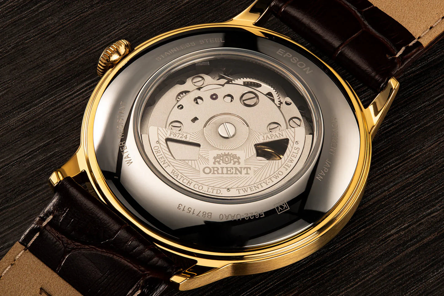 Orient Classic Análogo para Caballero correa de Cuero – RA-AP0004S